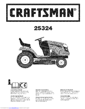 Craftsman 25324 Instruction Manual
