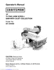 Craftsman 351.224360 Operator's Manual