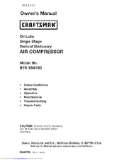 Craftsman 919.184193 Owner's Manual
