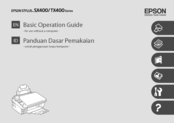 Epson Stylus SX400 Series Basic Operation Manual