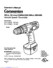 COMPANION 315.101810 Operator's Manual