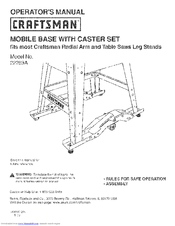 Craftsman 22283A Operator's Manual