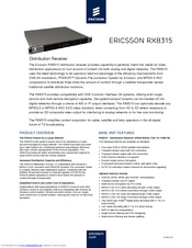 Ericsson RX8315 Specification