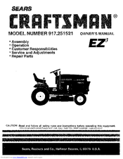 Craftsman 917.251521 Owner's Manual