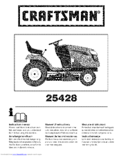 Craftsman 25428 Instruction Manual