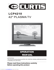 Curtis LCP4210 Operation Manual