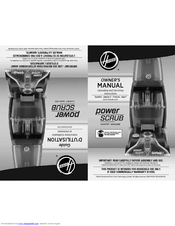 Hoover Power Scrub FH50150 Manuals 