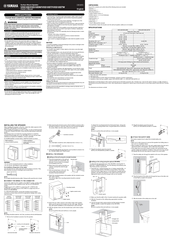 Yamaha VXS10S Owner's Manual
