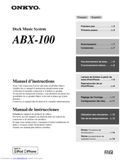 Onkyo ABX-100 Manuel D'instructions
