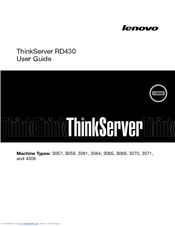 Lenovo ThinkServer RD430 3070 User Manual