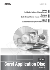 Corel Application Disc V.2 Installation Manual And User's Manual