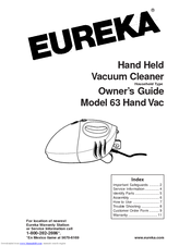 Eureka 63 Owner's Manual