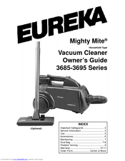 Eureka Mighty Mite 3695 Series Owner's Manual