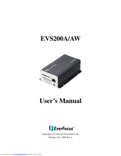 EverFocus EVS200AW User Manual