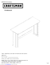 Craftsman 706.149280 Operator's Manual