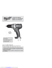 Milwaukee 2601-20 Operator's Manual