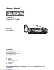 Craftsman 875.199530 Owner's Manual