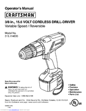 Craftsman 315.114630 Operator's Manual