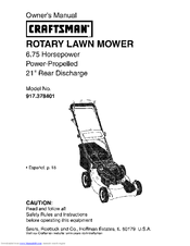 Craftsman 917.378401 Owner's Manual