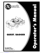 Exmark Quest Bagger Operator's Manual