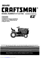 Craftsman 917.251482 Owner's Manual