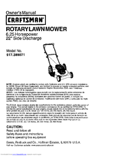 Craftsman 917.389071 Owner's Manual