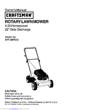 Craftsman 917.387613 Owner's Manual