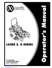 Exmark LAZER Z LZX749EKC606 Operator's Manual