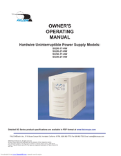 Falcon SG2K-2T-HW Owner's Operating Manual