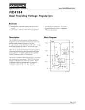 Fairchild RC4194 Manual