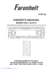 Farenheit DVD-28 Owner's Manual