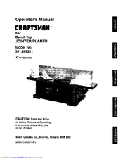 Craftsman 351.286281 Operator's Manual