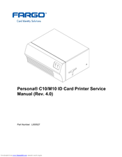 FARGO Electronics PERSONA C10 Service Service Manual