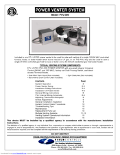 Field Controls PVU-300 Installation And Operation Manual