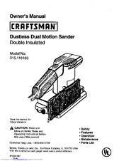 Craftsman 315.116163 Owner's Manual