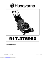 Husqvarna 917.375950 Owner's Manual