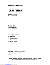 Craftsman 919.155310 Owner's Manual