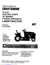 Craftsman 917.270654 Owner's Manual