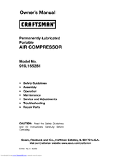 Craftsman 919.165281 Owner's Manual