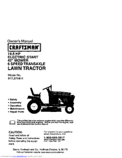 Craftsman 917.271811 Owner's Manual
