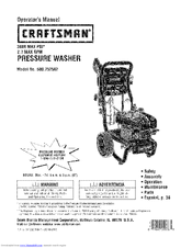 Craftsman 580.752582 Operator's Manual