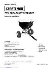 Craftsman 486.24595 Owner's Manual