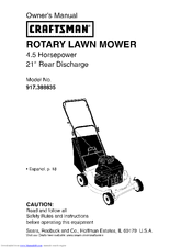 Craftsman 917.388835 Owner's Manual