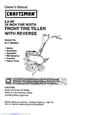 Craftsman 917.292491 Owner's Manual