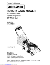 Craftsman 917.377890 Owner's Manual