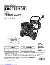 Craftsman 580.752382 Operator's Manual