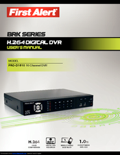 First Alert PRO-D1610 User Manual