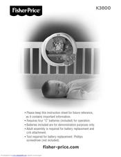 Fisher-Price K3800 Manual