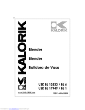 Kalorik USK BL 6 Operating Instructions Manual