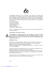 Audio Note Conquest User Manual